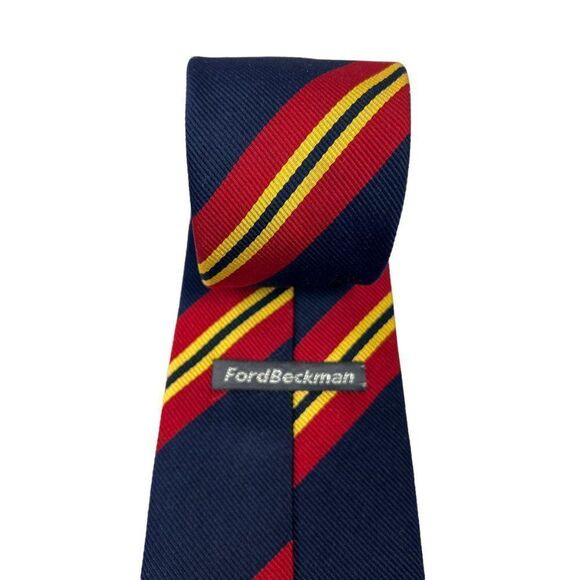 Ford Beckman Men's Silk Tie - Picture 7 of 10